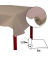 5 PROnappe Tischdecke natur 1,2 x 6,0 m